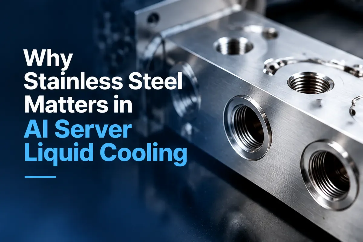 Why Stainless Steel Matters in AI Server Liquid Cooling